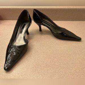 Bandolino Black Patent Leather Shoes Heels Pumps 8.5